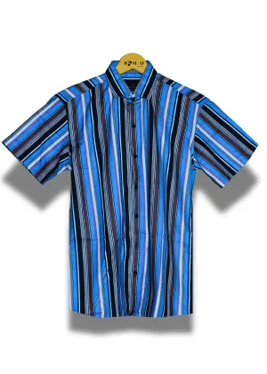 Men Cotton Casual Shirt Multi-Coloured Half Sleev Shirt (f35)