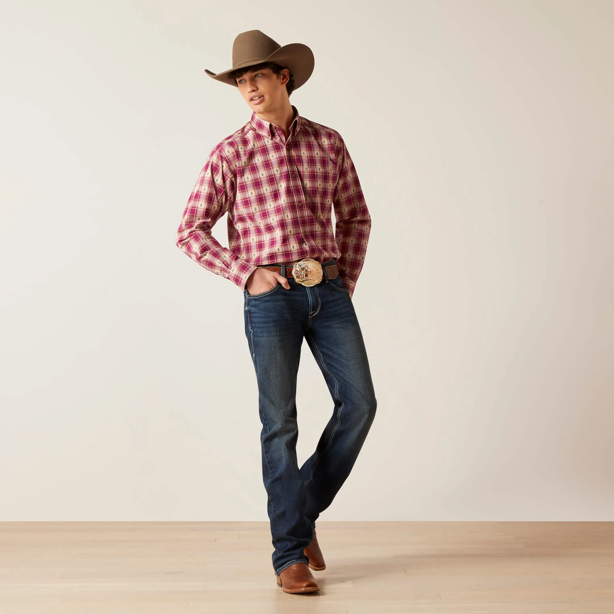 Men's Ariat Pro Series Seamus Classic Fit Button Down Shirt #10046219
