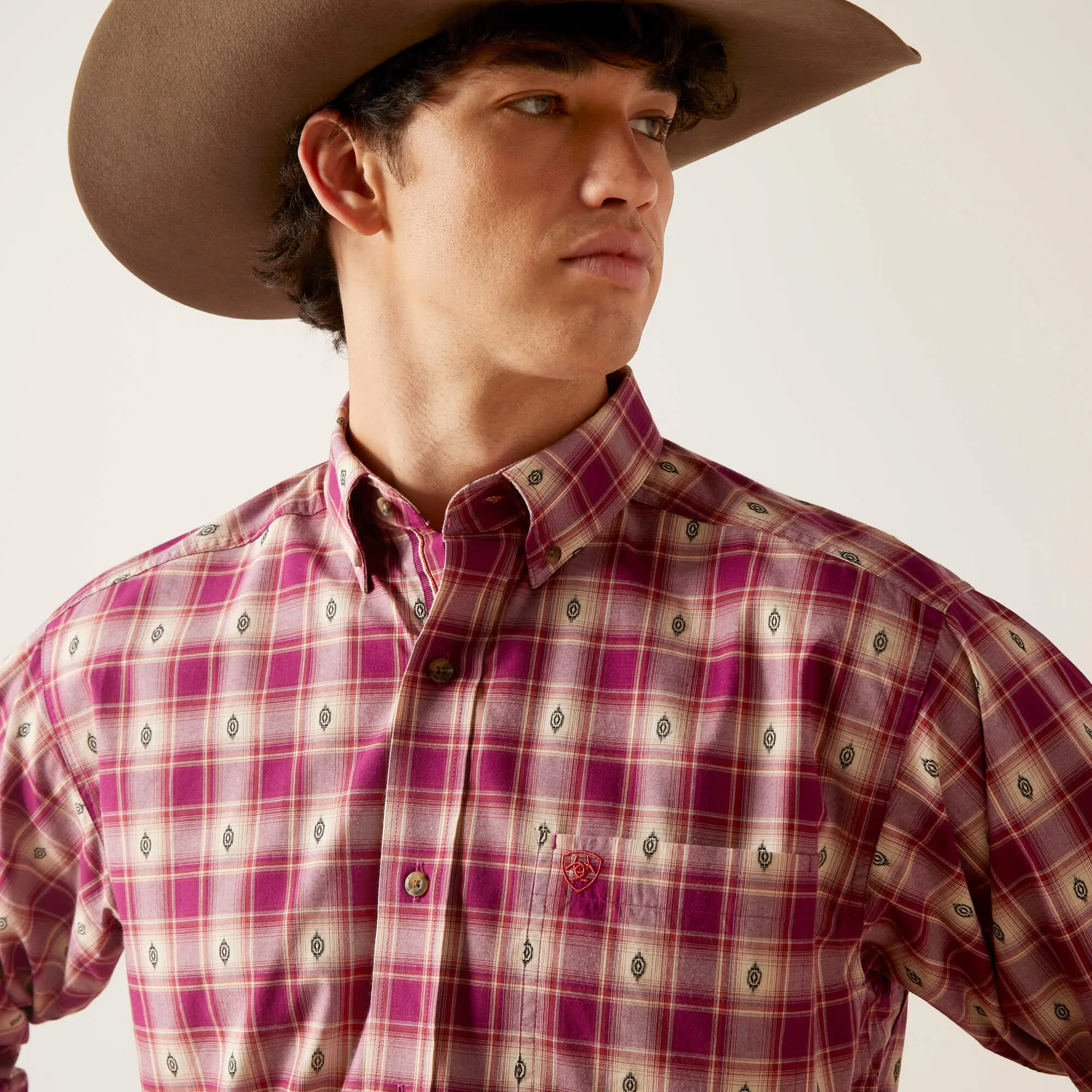 Men's Ariat Pro Series Seamus Classic Fit Button Down Shirt #10046219
