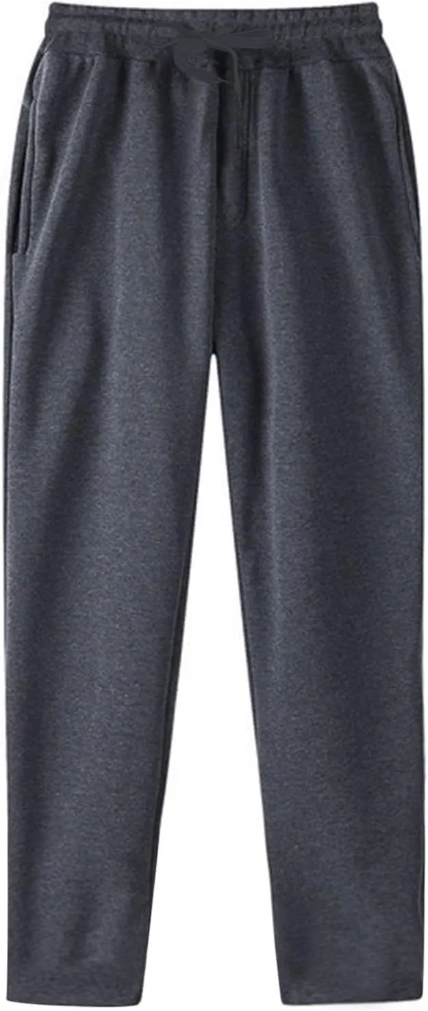 Mens Cargo Sweatpants Baggy Wide Straight Leg Joggers Running Workout Gym Track Golf Pants Beach Yoga Trousers