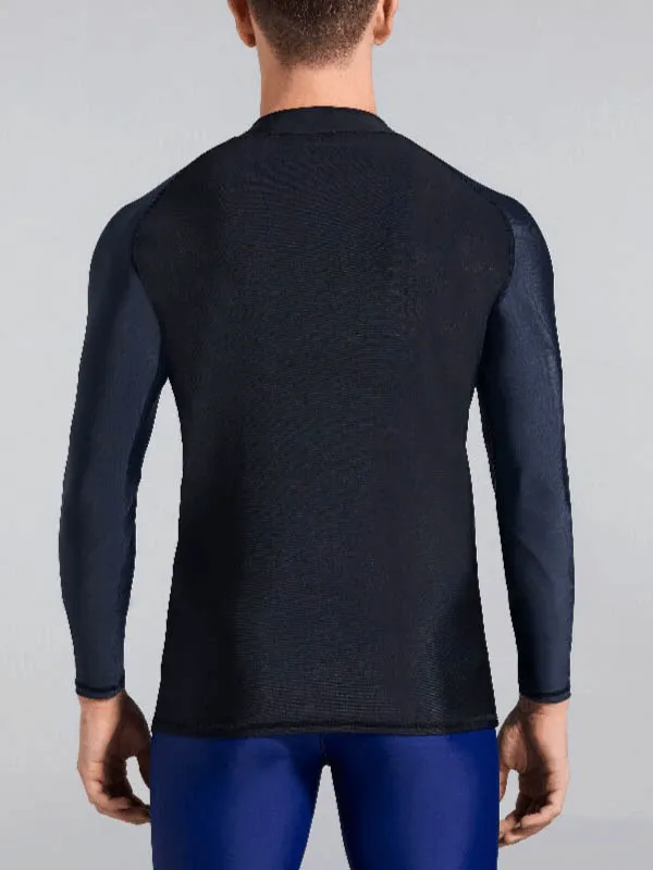 Sun Protection Men's Elastic Compression Shirt for Swimming and Sports - SF0932