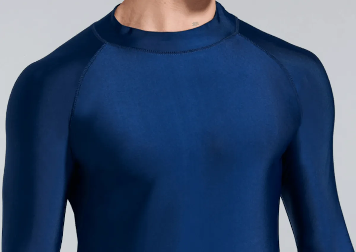 Sun Protection Men's Elastic Compression Shirt for Swimming and Sports - SF0932