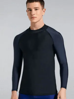 Sun Protection Men's Elastic Compression Shirt for Swimming and Sports - SF0932