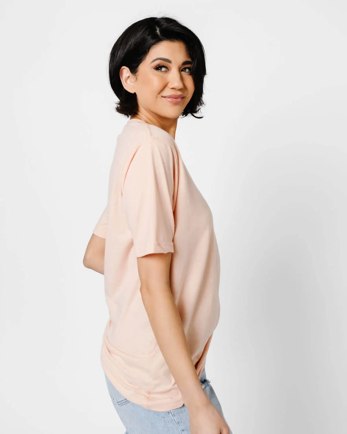 Tessa Crewneck Boyfriend Tee | XS-2XL