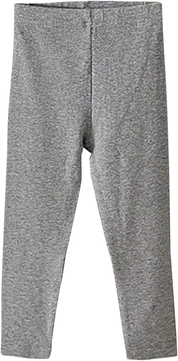Unisex Toddler Boys Girls Cotton Sweatpants Casual Elastic Waist Sports Jogger Bottoms Pants Athletic Soft Trousers